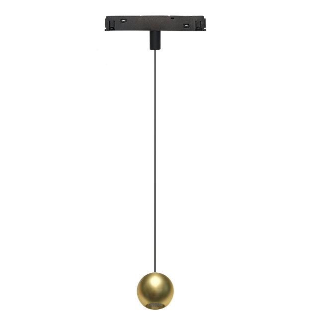 Lámpara colgante para riel magnético aluminio bronce Ø8x1,56 cm LED 8.5W - ARLC0013