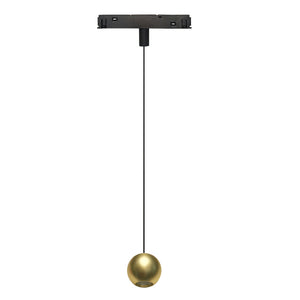 Lámpara colgante para riel magnético aluminio bronce Ø7x1,55 cm LED 8.5W - ARLC0013