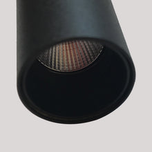 Cargar imagen en el visor de la galería, Lámpara colgante para riel magnético aluminio negro Ø2,8x1,60 cm LED 4.5W - ARLC0016
