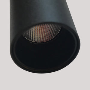 Lámpara colgante para riel magnético aluminio negro Ø2,8x1,60 cm LED 4.5W - ARLC0016