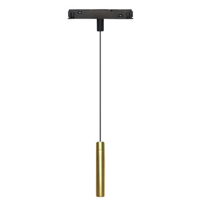 Lámpara colgante para riel magnético aluminio bronce Ø2,8x1,60 cm LED 4.5W - ARLC0017
