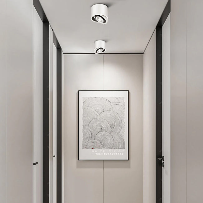 Foco sobrepuesto blanco basculante LED 7W - BEFO0007