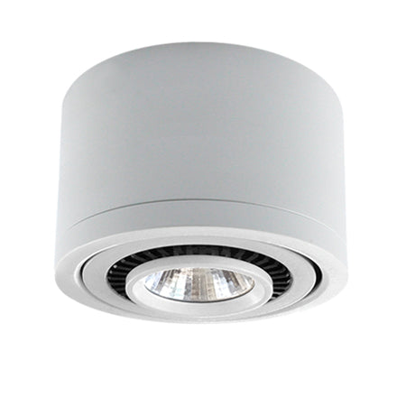 Foco sobrepuesto blanco basculante dimeable LED 9W - BEFO0009