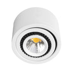 Foco sobrepuesto blanco basculante dimeable LED 9W - BEFO0009