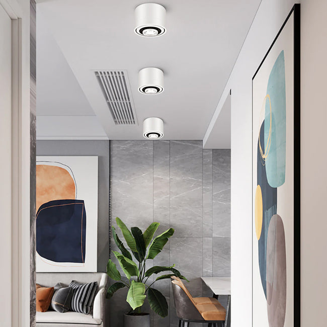 Foco sobrepuesto blanco basculante LED 15W - BEFO0008