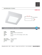 Cargar imagen en el visor de la galería, Plafón aluminio blanco 17x17 cm LED 12W - BEPL0006
