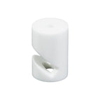 Soporte blanco con enganche V para cable eléctrico - CASO0002