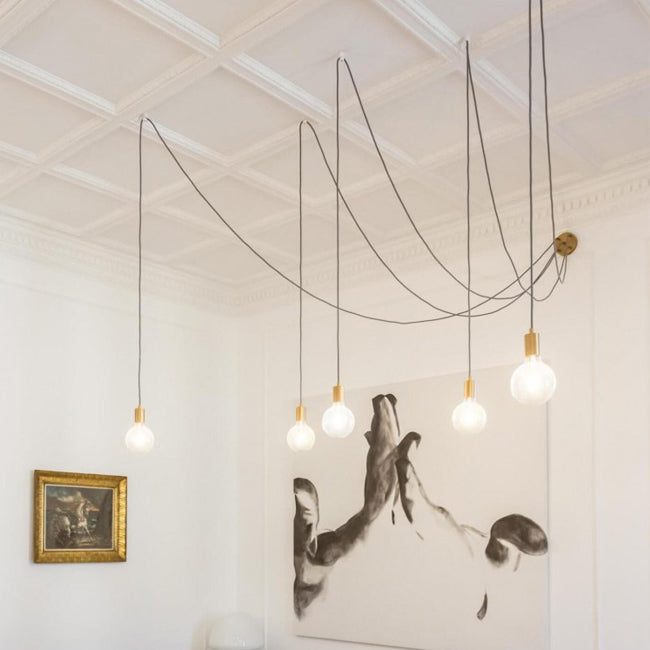 Soporte blanco con enganche V para cable eléctrico - CASO0002