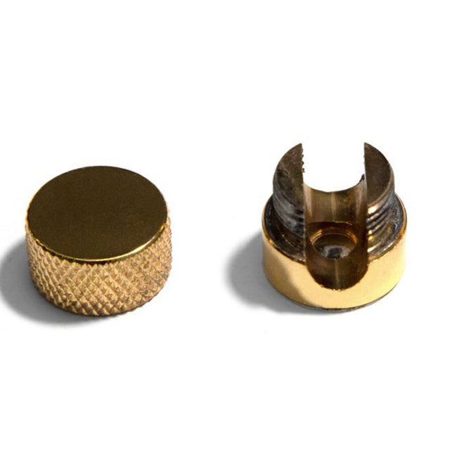 Soporte dorado para cable eléctrico - CASO0011