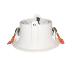 Foco embutido retraído basculante aluminio blanco Ø 105 cm GU10 - CEFO0015