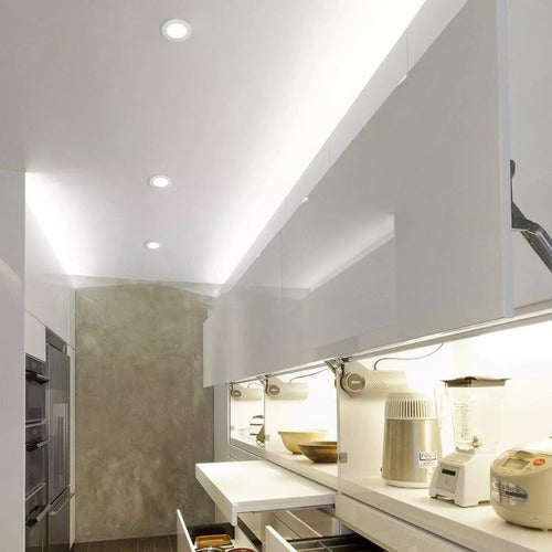Foco embutido blanco PVC y aluminio Ø8,2 cm LED 3W - CHFO0001