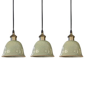 Lámpara colgante cerámica gres 3 luces E27 - A pedido