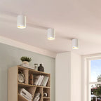 Foco metal blanco Ø9,5x12,5 cm GU10 -CLFO0007