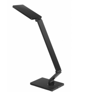 Lámpara sobremesa aluminio negro anodizado 20x45 cm LED 10W - WALS0008