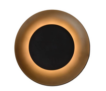 Cargar imagen en el visor de la galería, Plafón metal negro Ø 21,5x5,2 cm LED 6W - LUPL0014
