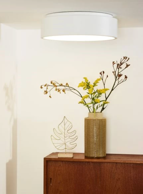 Plafón metal blanco Ø 44,5x11,3 cm LED 30W - LUPL0011