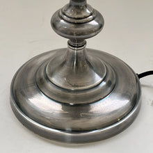 Cargar imagen en el visor de la galería, Lámpara sobremesa metal madera plata envejecida Ø15x48 cm E14 - DCLS0005

