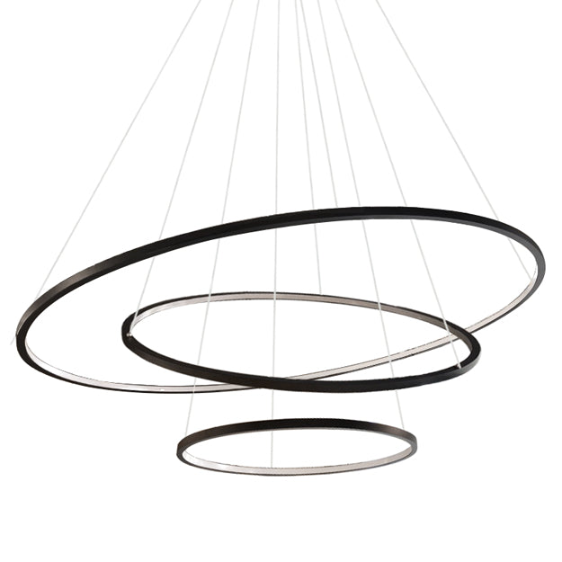 Lámpara colgante metal 3 aros Ø 1,20 mt. LED 150W - DILC0004