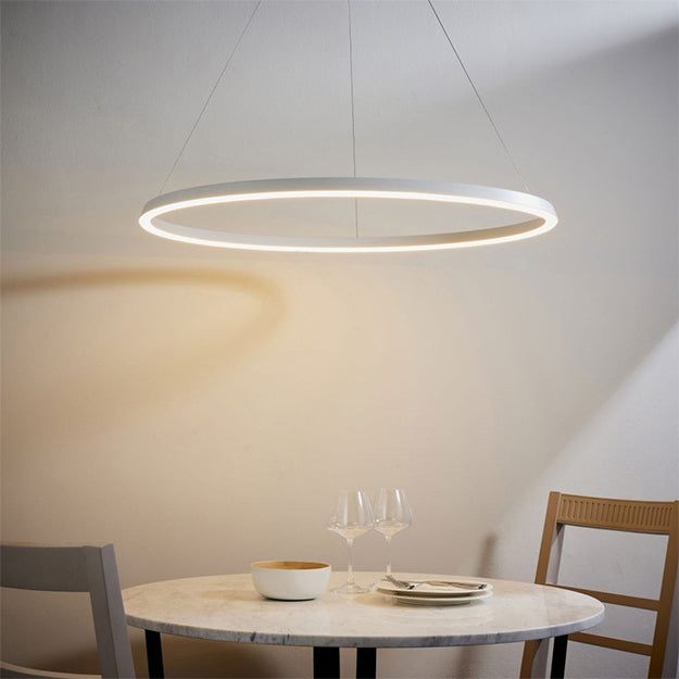 Lámpara colgante metal 1 aro Ø 90 cm LED 48W - DILC0016