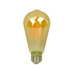 Ampolleta vintage ámbar LED 6W E27 - DLAM0004