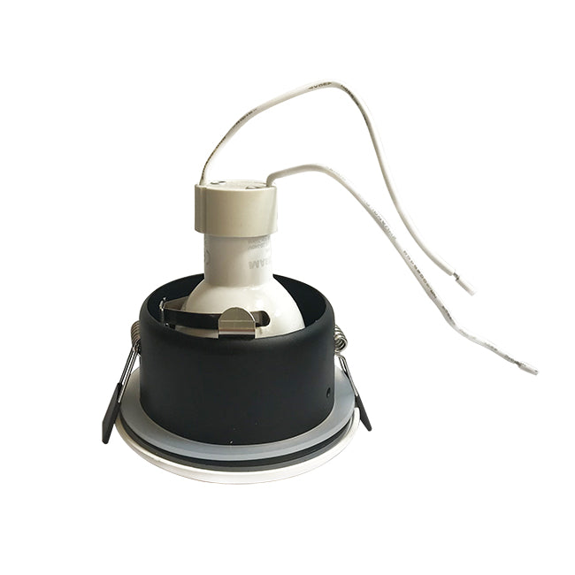 Foco embutido blanco hermetico para baño GU10 - DLFO0004
