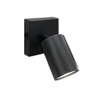 Foco aluminio direccionable negro 8x14 cm GU10 - DOFO0003