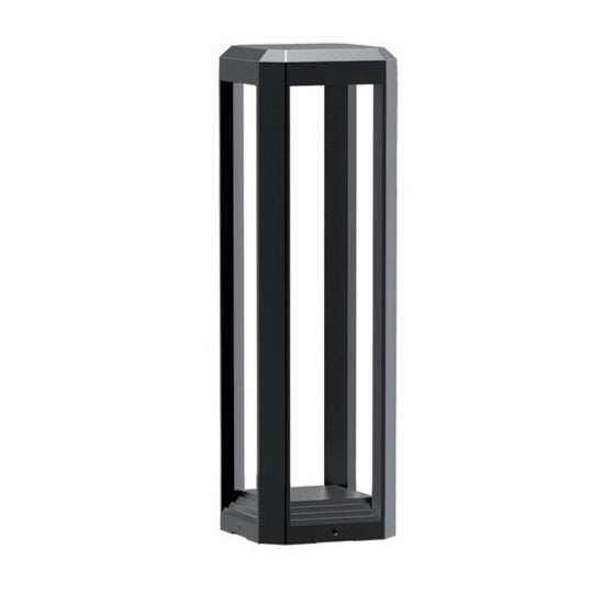 Farol para jardín gris oscuro 15x15x51 cm LED 13W - EPFA0010