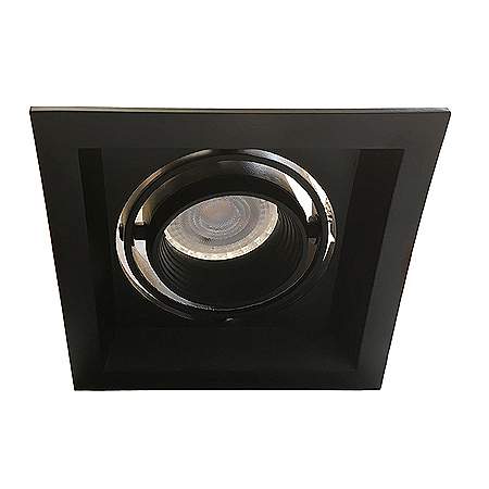 Foco embutido dimeable aluminio negro Ø 7,5 cm LED 4W - TOFO0015 –  Interlight Chile