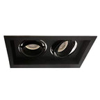 Foco embutido puzzle doble GU10 - EVFO0057