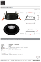 Tapa aluminio negro - EVTA0002
