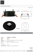 Tapa aluminio negro - EVTA0004