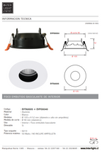 Tapa aluminio blanco - EVTA0005