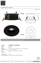 Tapa aluminio negro - EVTA0006
