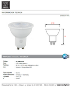 Ampolleta luz cálida LED GU10 5W - GLAM0003