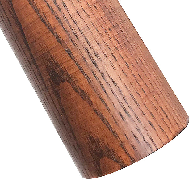 Foco muro bronce madera café LED 2W - GOFO0001