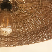 Cargar imagen en el visor de la galería, Lámpara colgante ratán natural Ø49 cm E27 - HOLC0029
