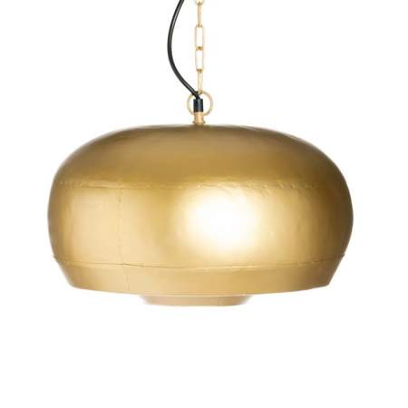 Lámpara colgante hierro color oro Ø 30cm E27