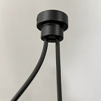 Lámpara colgante negro 4 luces LED 40W - JGLC0004