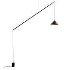 Lámpara colgante de suspensión negro naranjo LED 14W - JGLC0012
