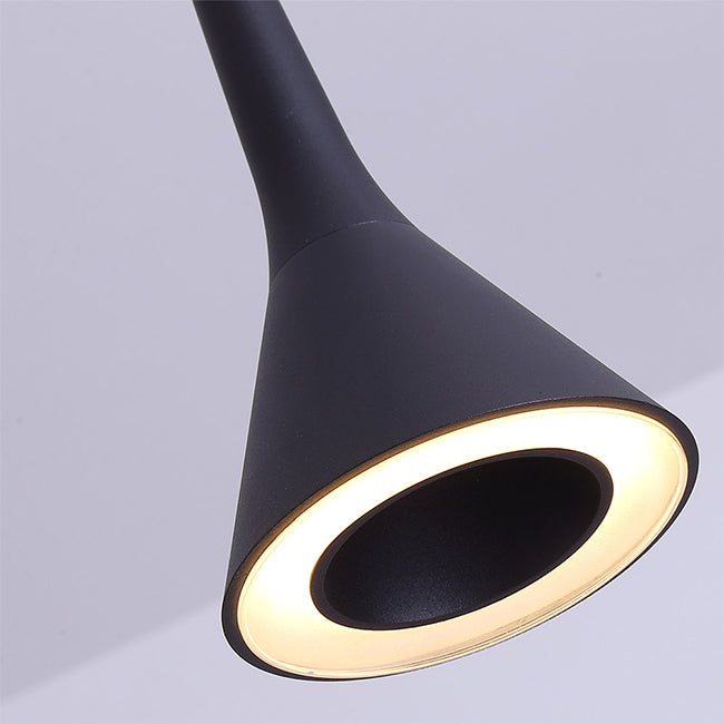 Lámpara colgante negro 60x27cm 3 luces LED 12W - JGLC0019