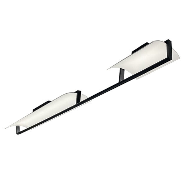 Plafón luz indirecta negro blanco LED 30W - JGPL0001