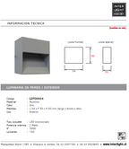 Foco gris exterior LED 2W - LDFO0024