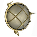 Apliqué bronce vidrio exterior  IP44 Ø22 cm E27 - LGAP0002