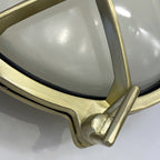 Apliqué bronce vidrio exterior  IP44 Ø22 cm E27 - LGAP0002