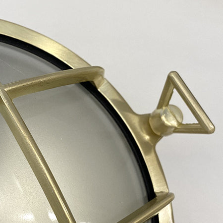 Apliqué bronce vidrio exterior  IP44 Ø22 cm E27 - LGAP0002