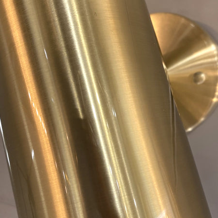 Aplique metal dorado Ø10x16x22 cm E27 - LGAP0031