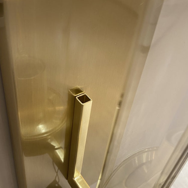 Apliqué metal vidrio bronce E27 - LGAP0049