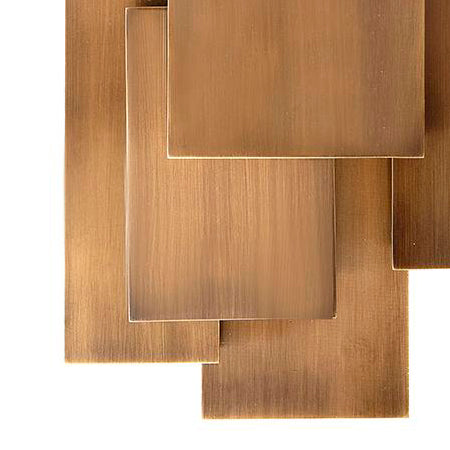 Apliqué metal bronce luz indirecta 3 luces G9 - LGAP0051