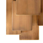 Apliqué metal bronce luz indirecta 3 luces G9 - LGAP0051