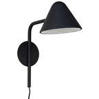 Aplique metal negro Ø15x30 cm G9 - LGAP0068